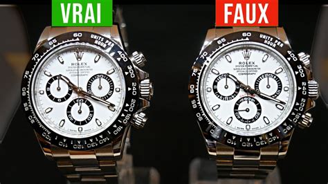 comment savoir si une rolex est vrai